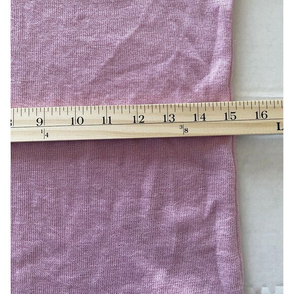 Banana Republic Lavender Merino Wool Blend V-Neck Sweater Lightweight Buttons L - Picture 8 of 10